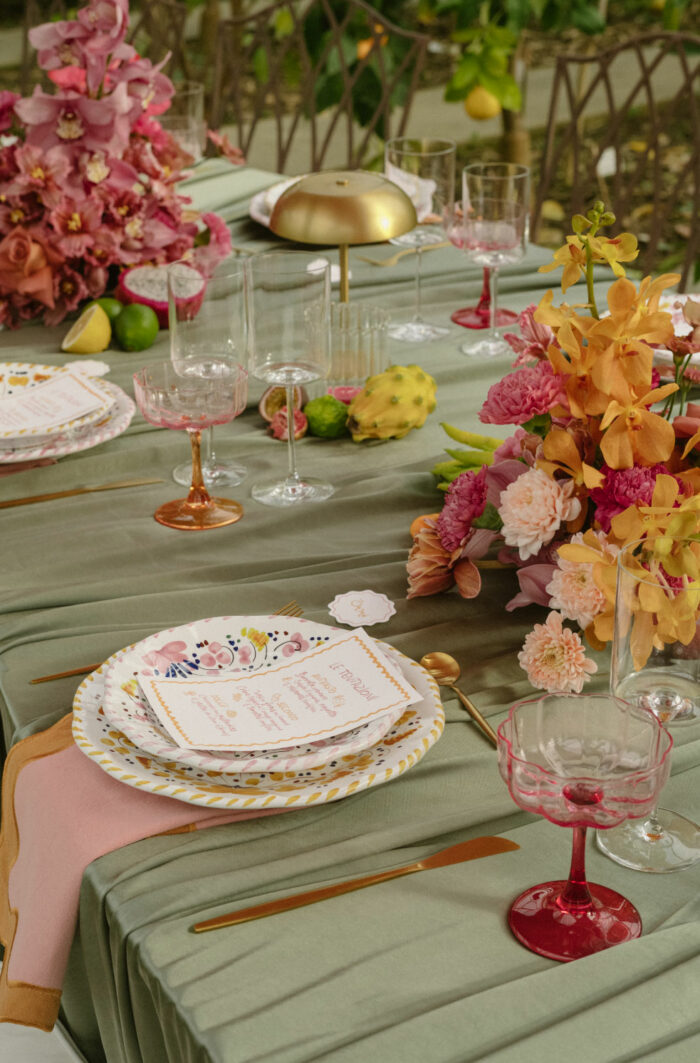 Mariage ferme aux agrumes